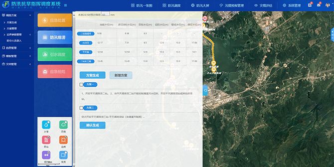 防汛抗旱指挥调度系统
